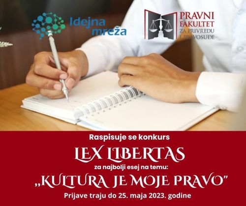III Кonkurs za najbolji esej 2023 - LEX LIBERTAS