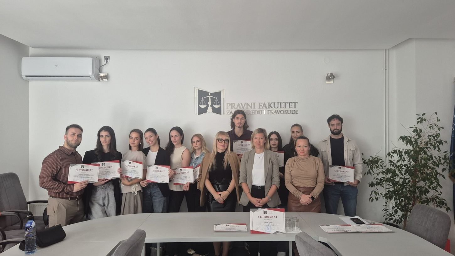 Svečana dodela sertifikata studentima